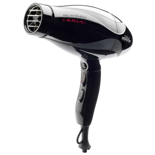 Gamma+ Relax Silent Ionic Hairdryer - Black