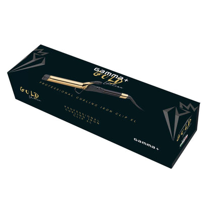 Gamma+ Iron Clip XL 32mm Curling Iron - Gold