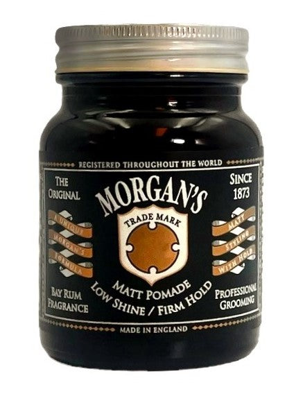 Morgan's Bay Rum Matt Low Shine/Firm Hold Pomade 100g