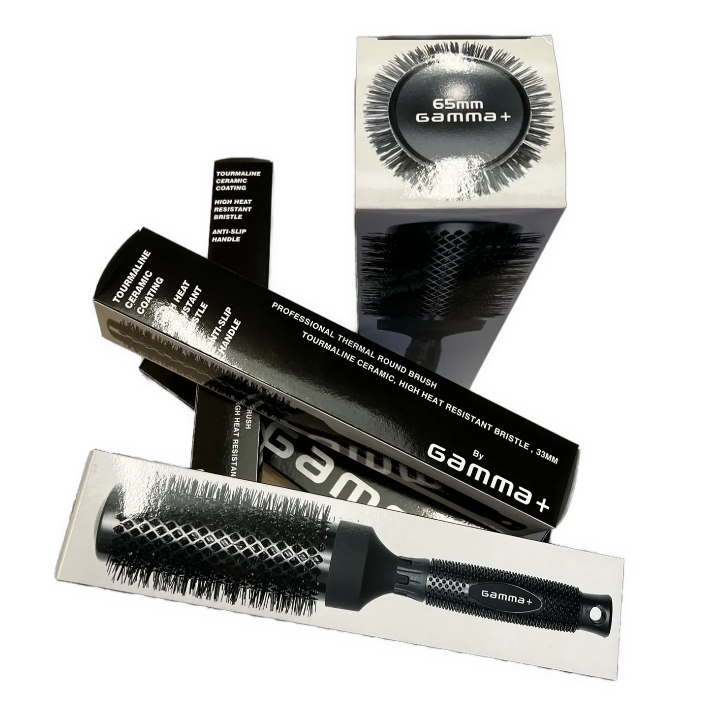 Gamma+ Thermal Round Brushes Deal - Set of 5 (25mm-65mm)