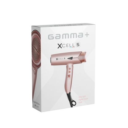 Gamma+ XCell S Hairdryer - Available in Black or Rose Gold