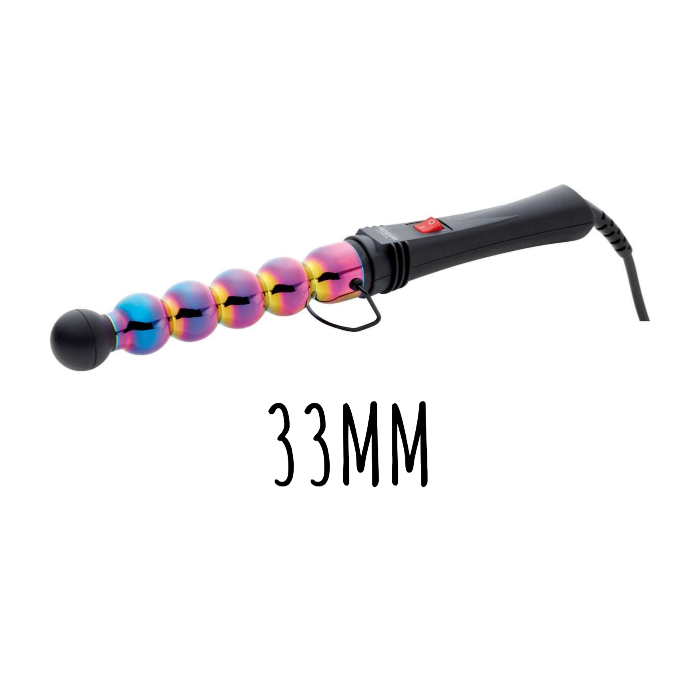 Gamma+ Rainbow Bubble Curling Wand - Available in 25mm or 33mm