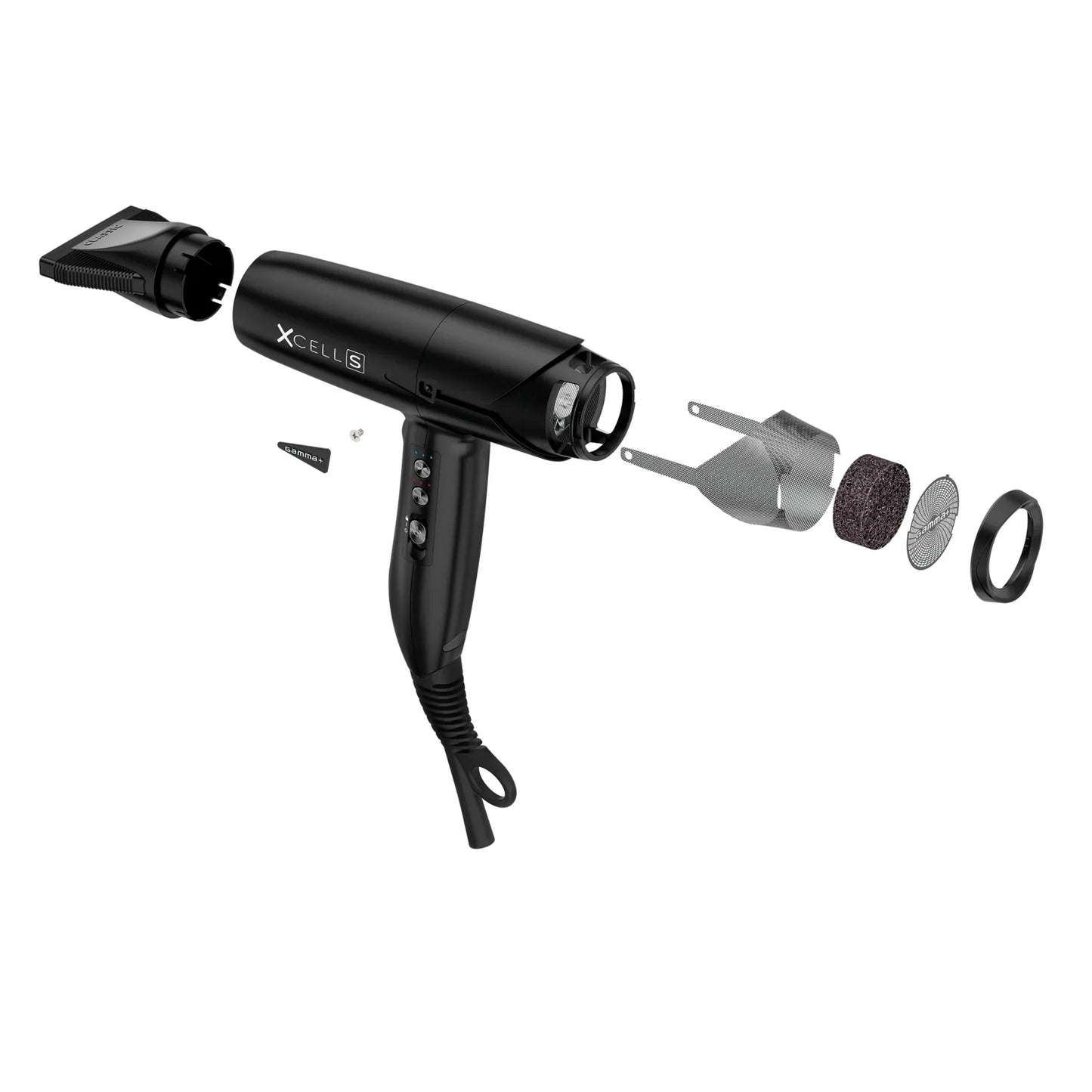 Gamma+ XCell S Hairdryer - Available in Black or Rose Gold