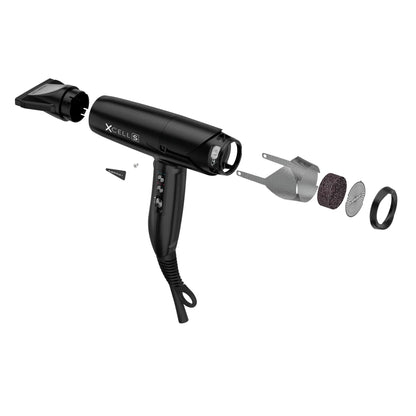 Gamma+ XCell S Hairdryer - Available in Black or Rose Gold