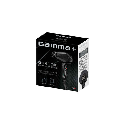 Gamma+ G-Tronic Dual Ionic Hairdryer - Available in Black or Rose Gold