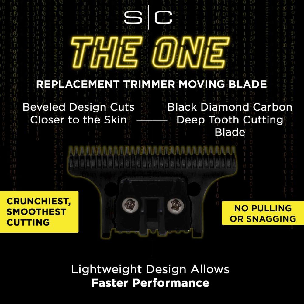 Gamma+ THE ONE Deep DLC Black Diamond Cutting Blade for Trimmer