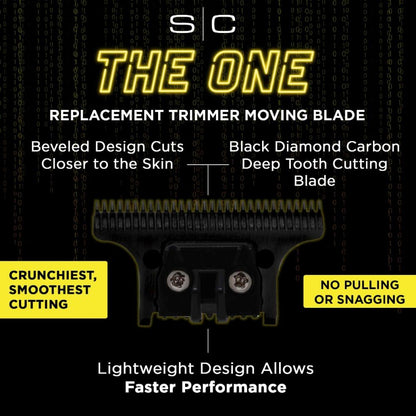 Gamma+ THE ONE Deep DLC Black Diamond Cutting Blade for Trimmer