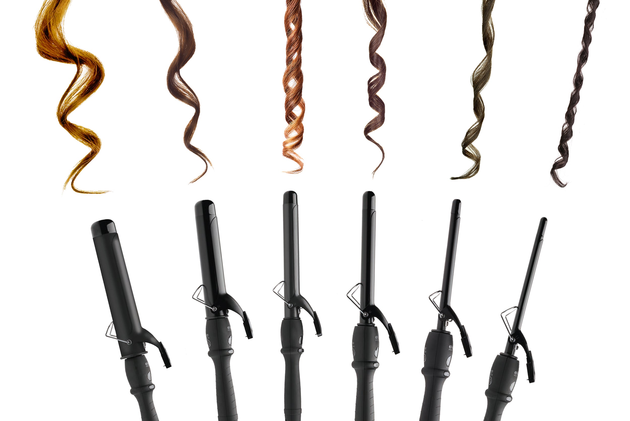 Curling tong clearance sizes